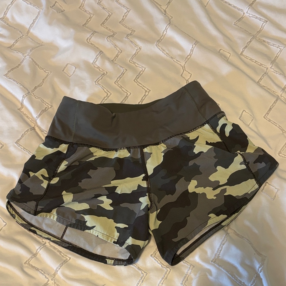 lululemon athletica Camouflage Athletic Shorts